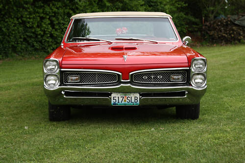 Grant Wistrom has listed his classic 1967 Pontiac GTO on eBay
