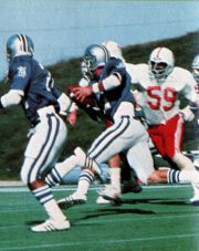 Jim Wightman in pursuit