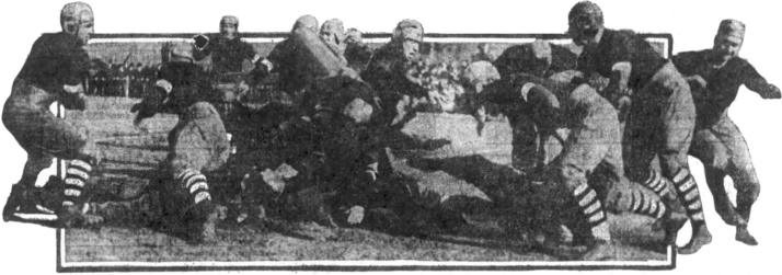1916oregonstate_oregon daily journal photo_nebraska on defense striped socks (239K)