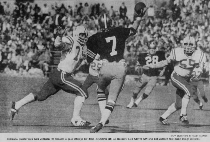1972 Nebraska-Colorado photo, Glover and Janssen