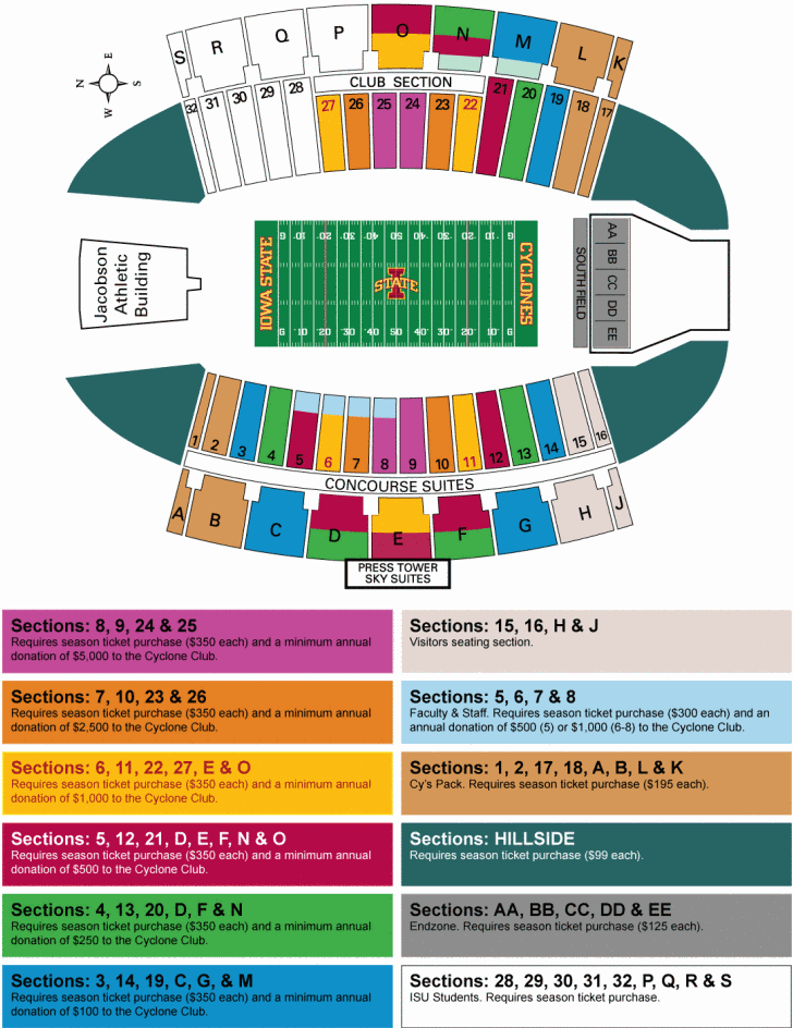 stadium diagram