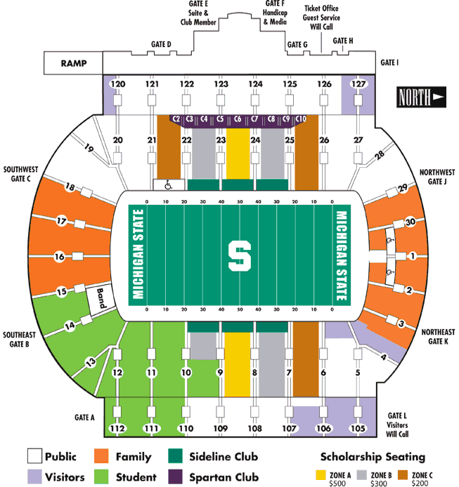 Spartan Stadium, Michigan State HuskerMax™