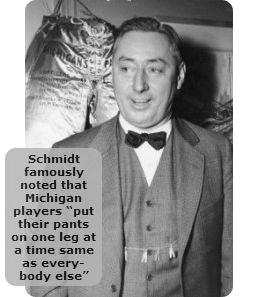 Schmidt with gold pants
