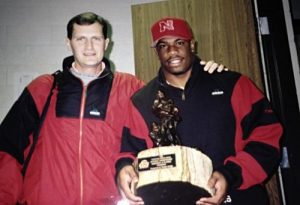 Trainer Doak Ostergard and Lawrence Phillips