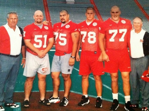 '96 offensive linemen & coaches