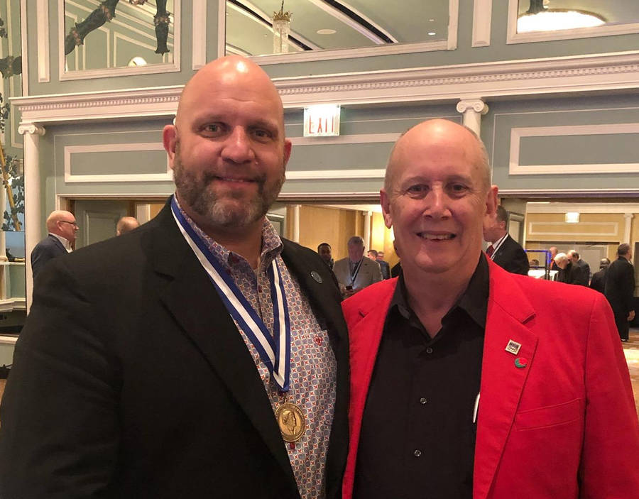 Aaron Taylor and David Max 2018 Hall of Fame