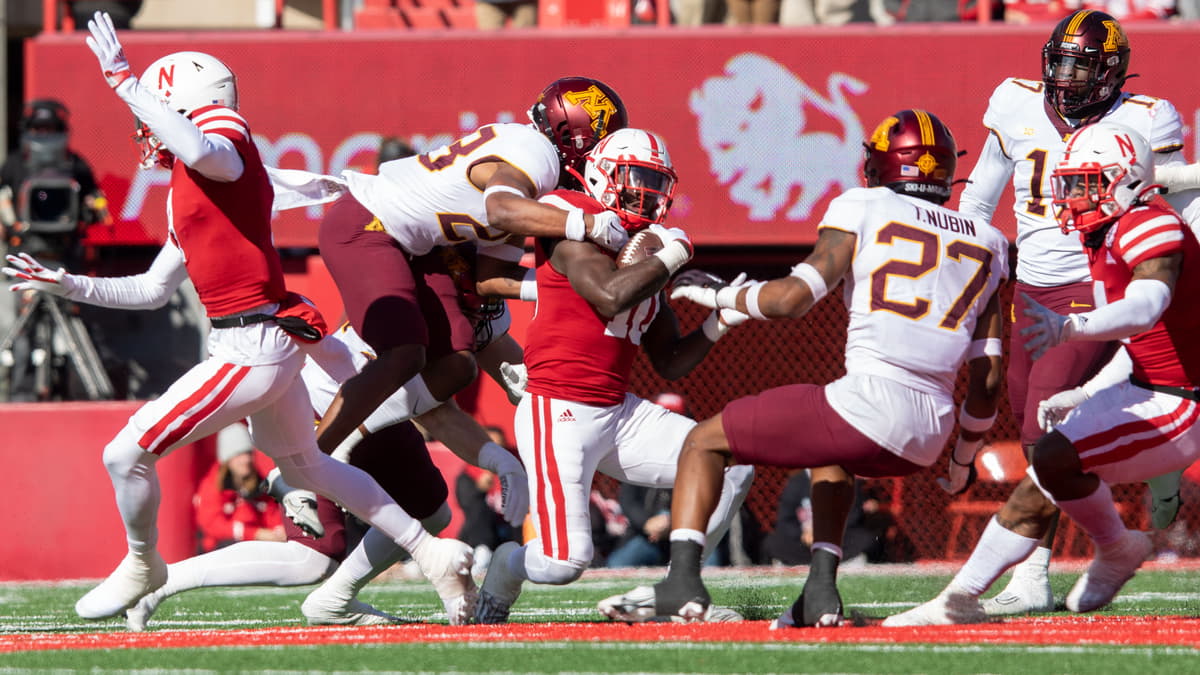 2022 Minnesota Nebraska football HuskerMax game page