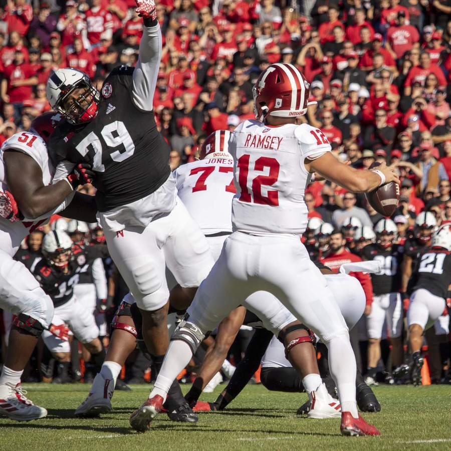 Photos 2019 Indiana Nebraska football October 26, 2019
