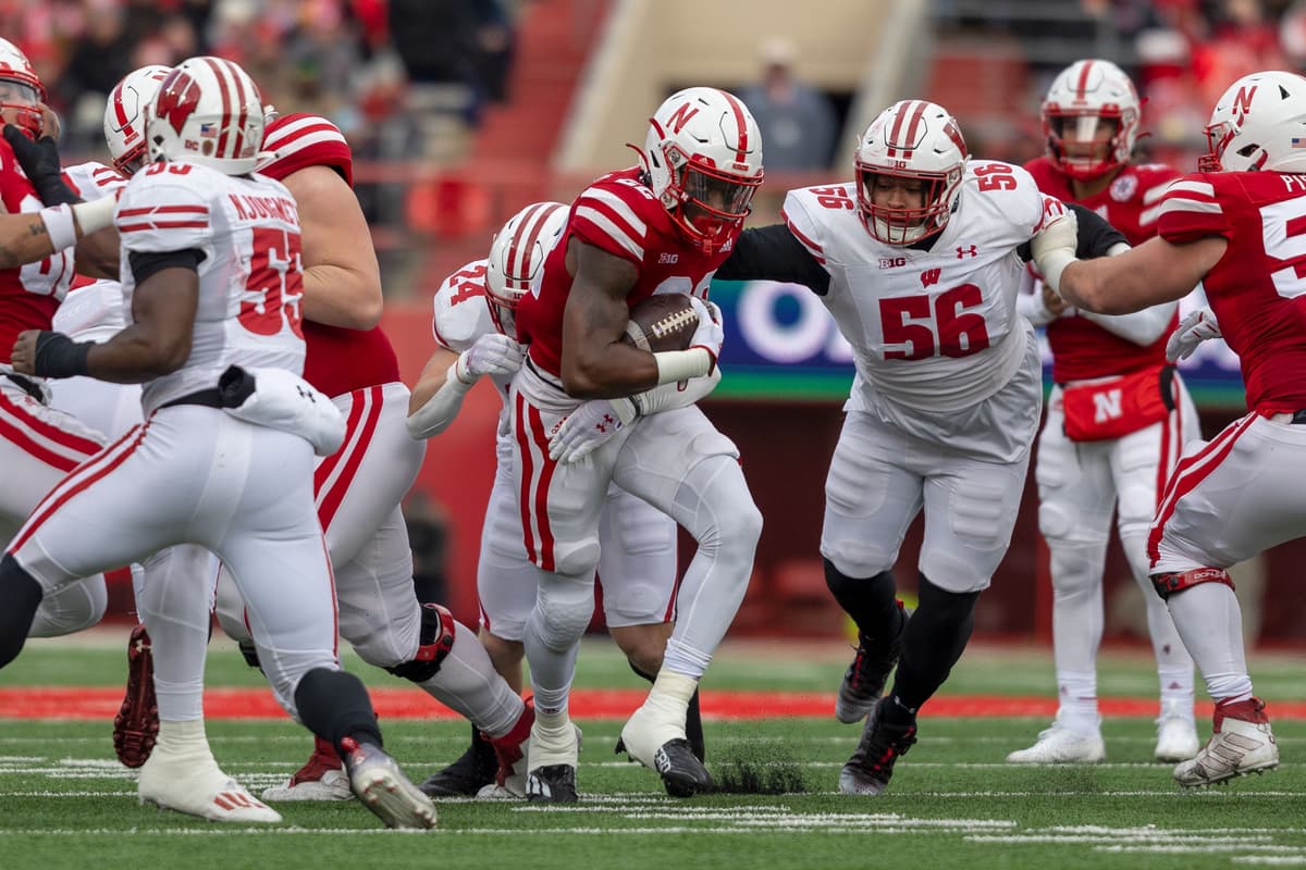 2022 Nebraska Wisconsin football HuskerMax game page