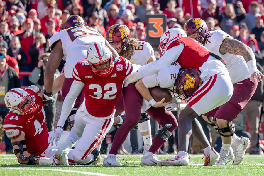 2022 Minnesota Nebraska football HuskerMax game page