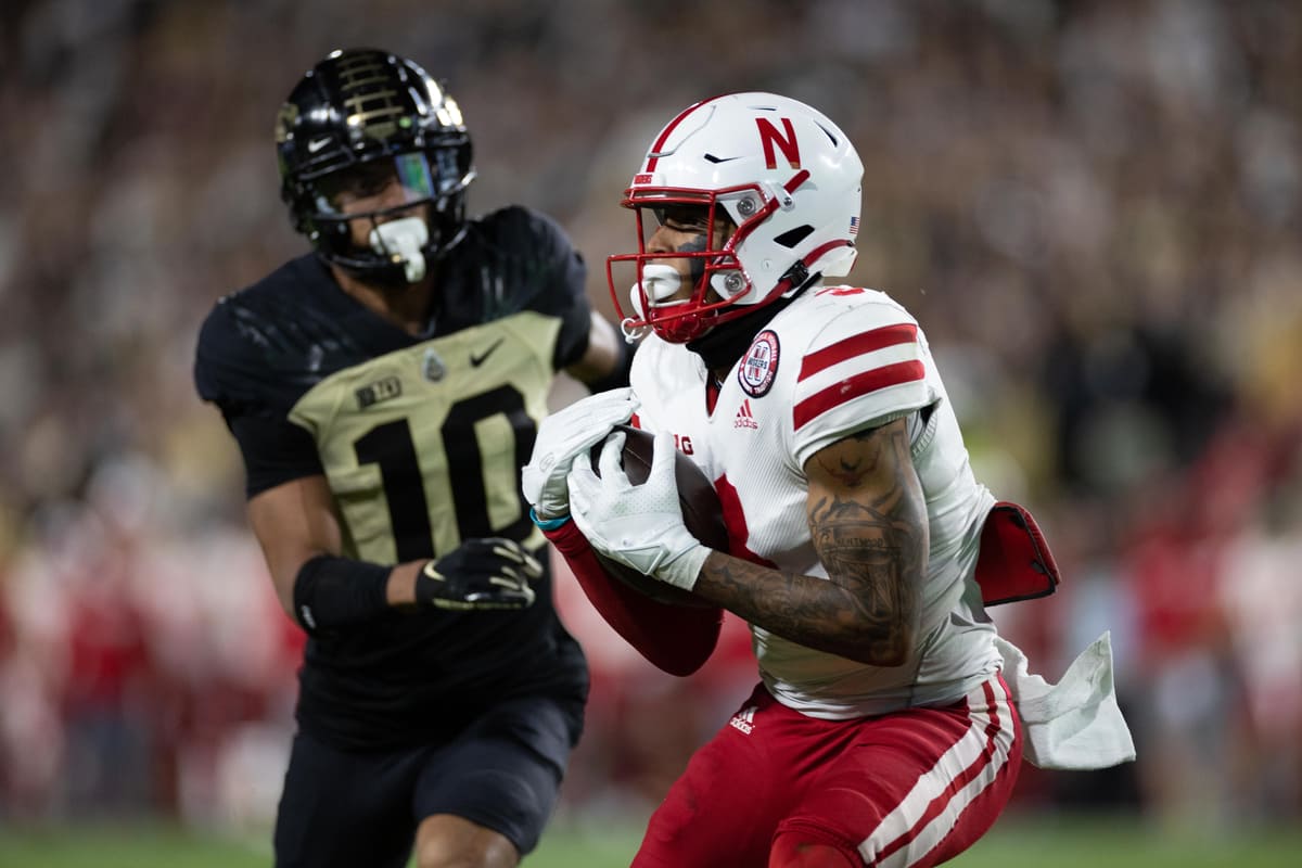 2022 Purdue Nebraska football HuskerMax game page