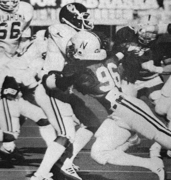 Jimmy Williams tackles Buster Rhymes
