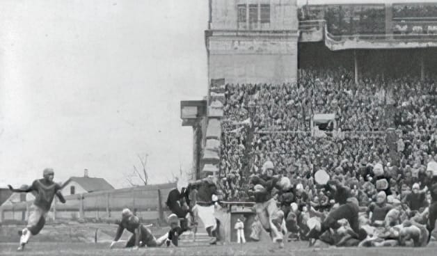 Pitt on offense vs. Nebraska