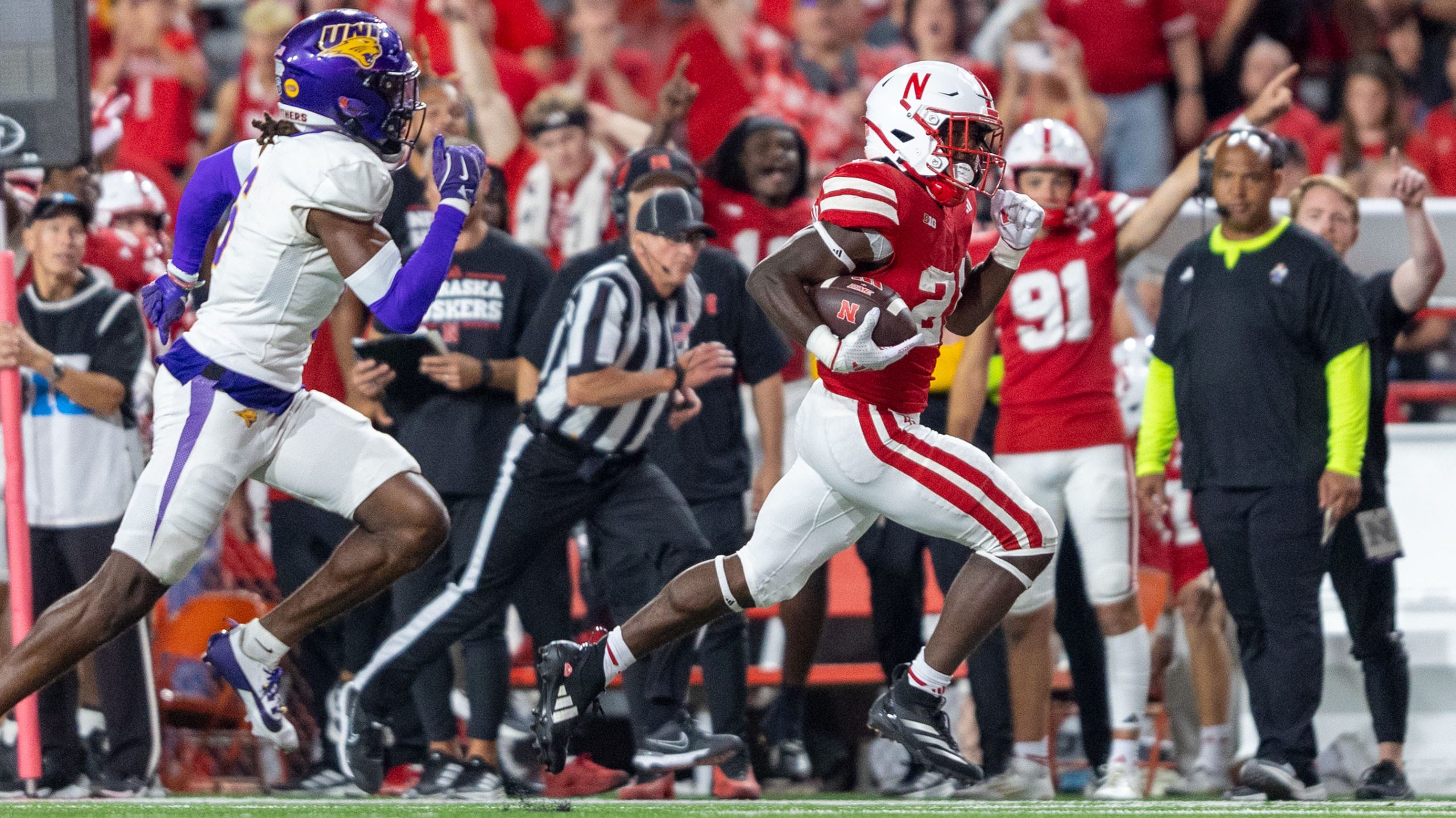 2025 Nebraska vs. Northern Iowa football HuskerMax game page